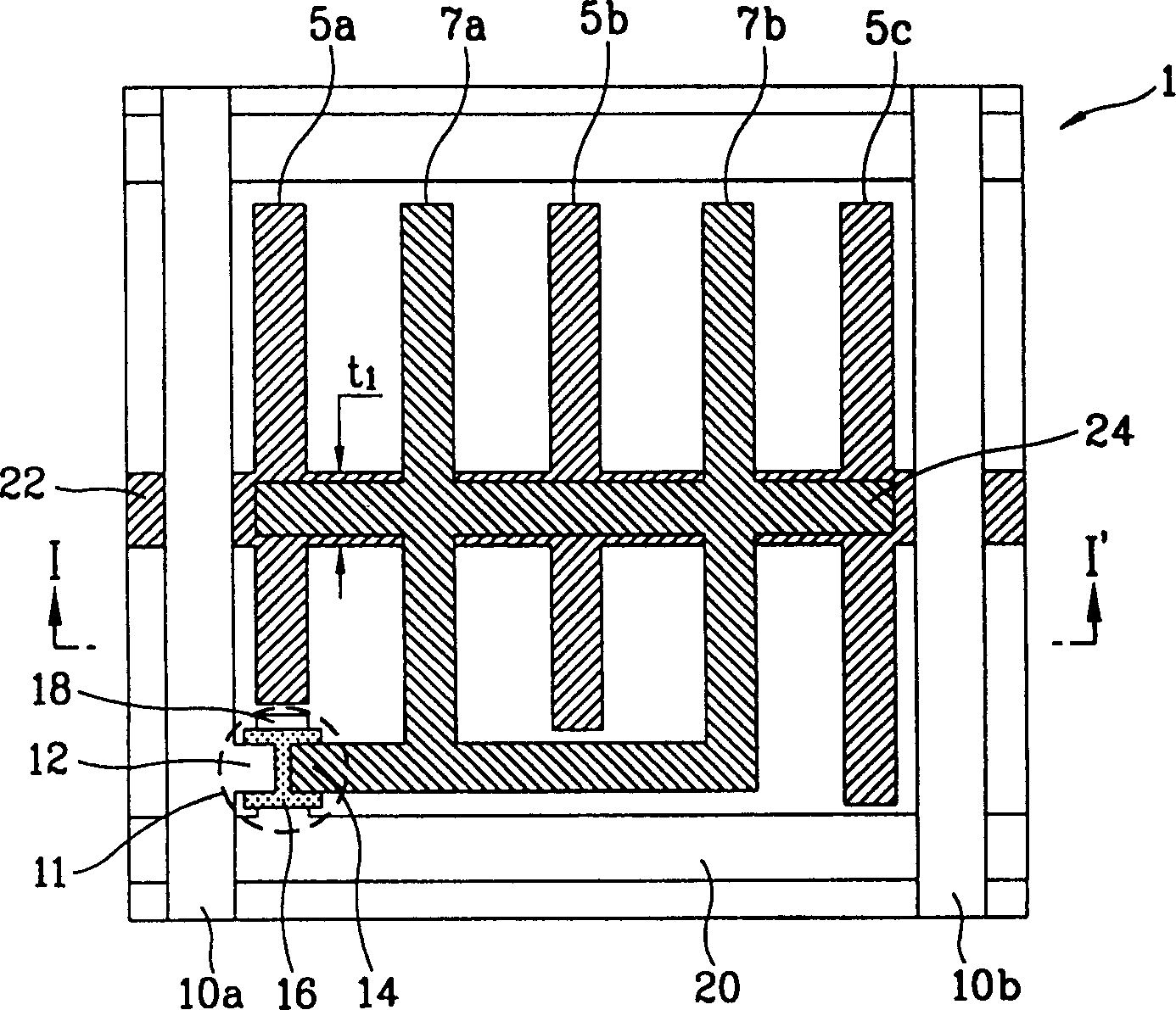 In-plane switching mode liquid crystal display device