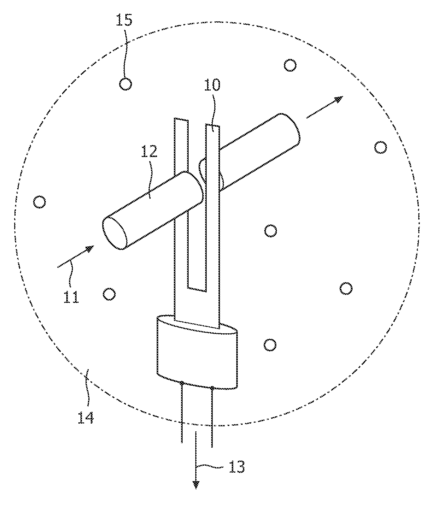 Photo acoustic sample detector with background compensation