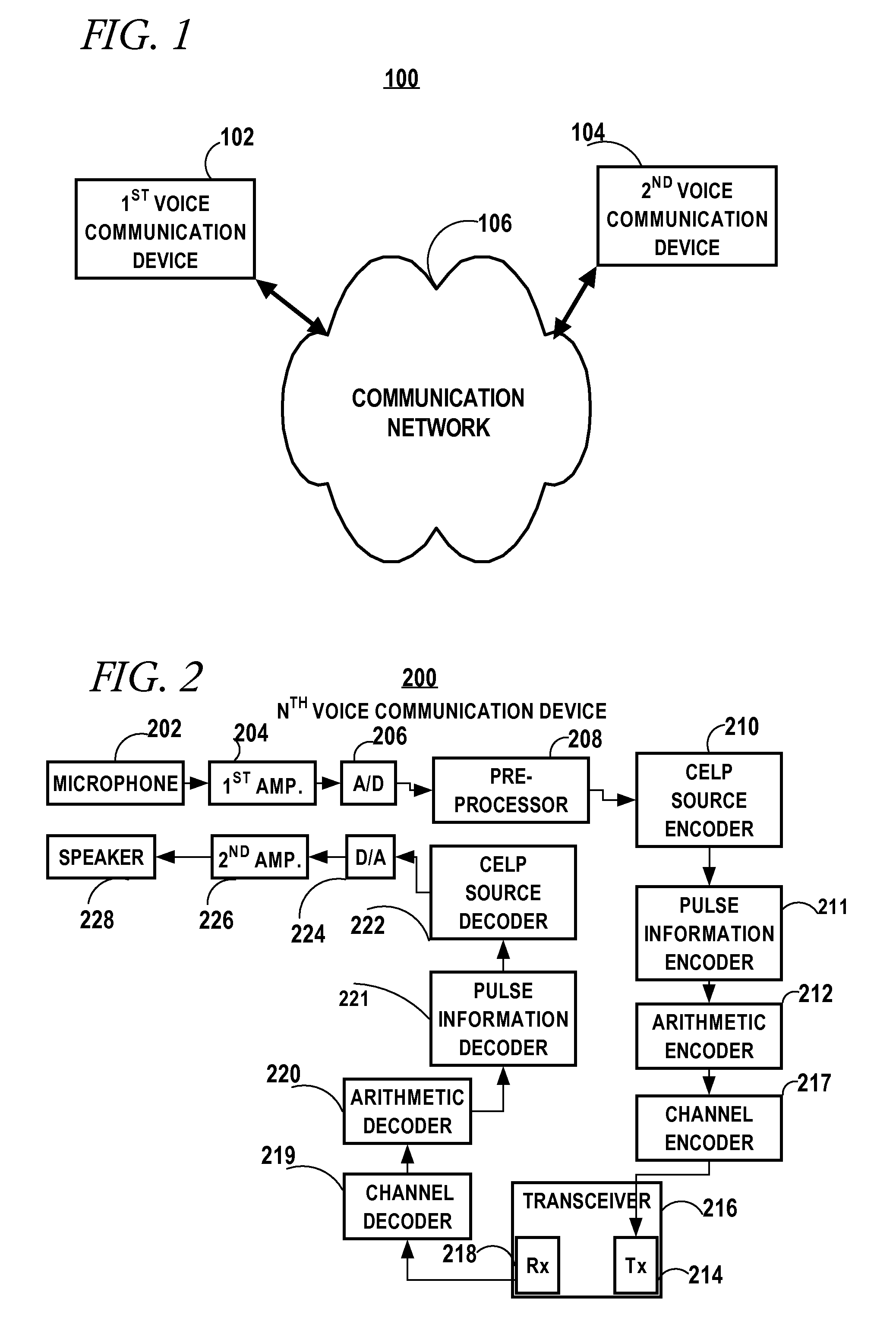 Arithmetic encoding for celp speech encoders