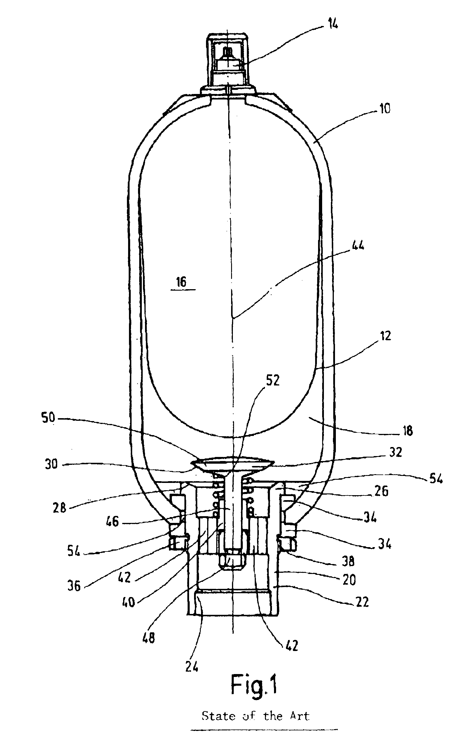 Hydraulic accumulator, especially bladder accumulator