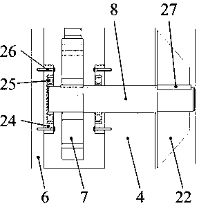 Vortex hedging-based reciprocating disturbing and shearing pulping equipment