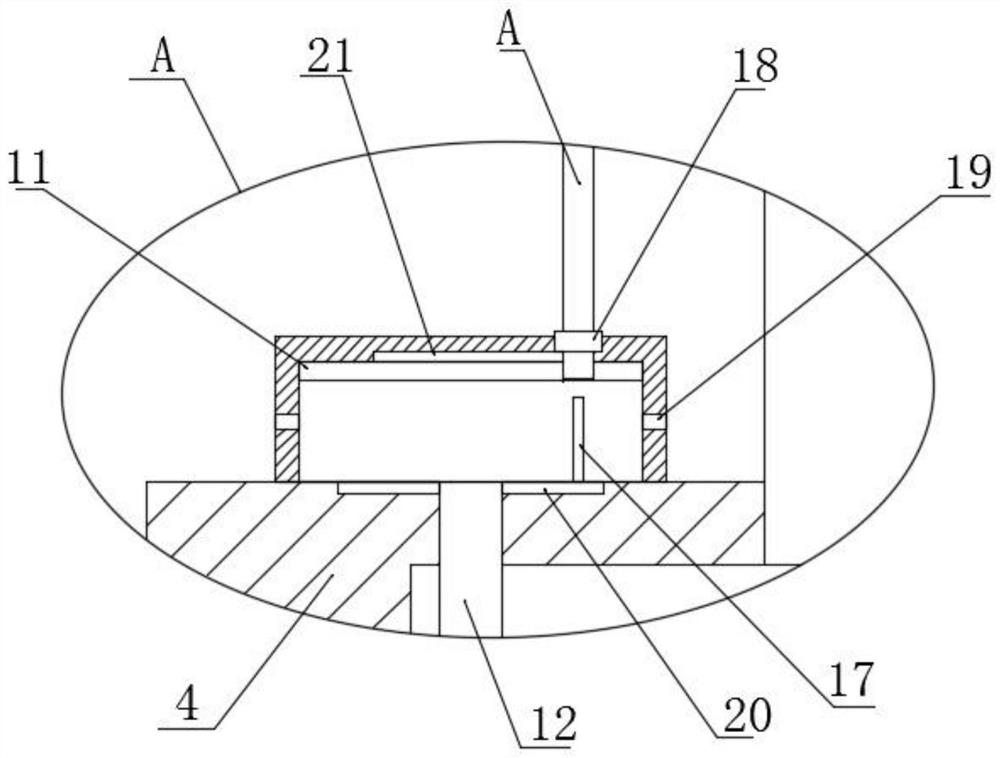 Disinfecting and cleaning device for medical imaging department device