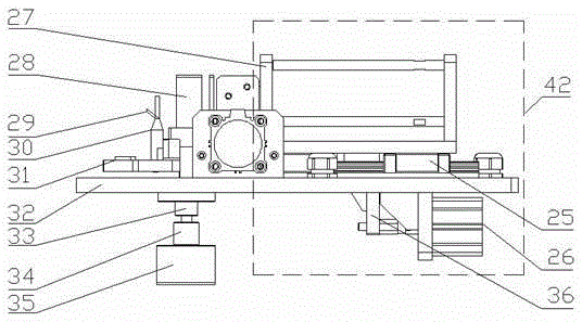 A detection method of an online performance detection platform for a hand brake valve