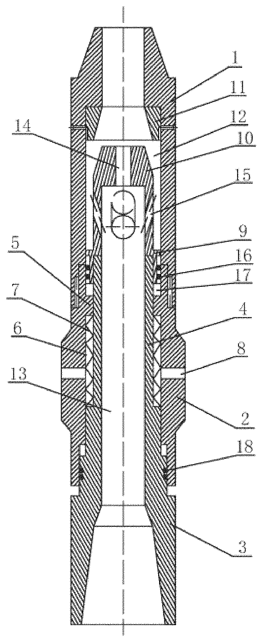 Drilling speed improvement device capable of producing both hydraulic pulse and impact vibration