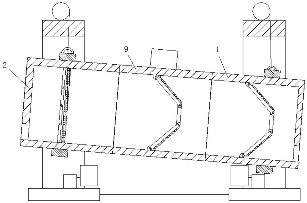 A sewage treatment device for water resource reuse