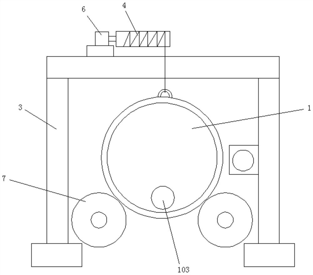 A sewage treatment device for water resource reuse