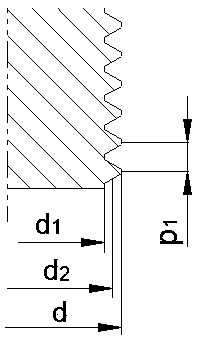 Tapping-free sintering process for internal thread of MIM product