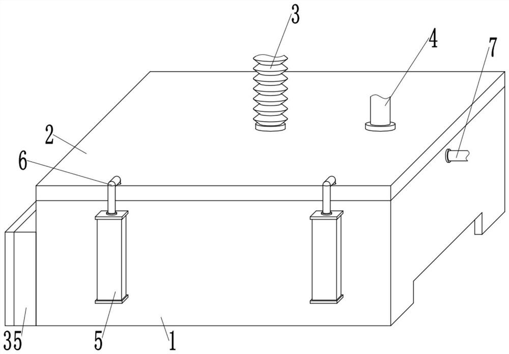 Foaming mold convenient to disassemble and position for refrigerator