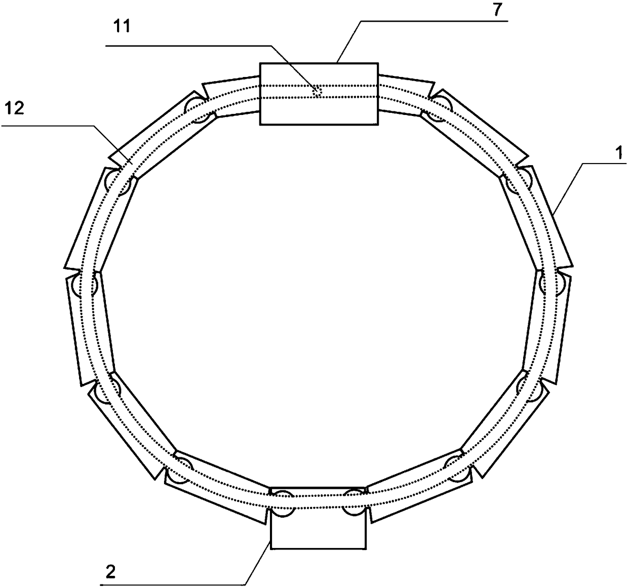 Indoor hydraulic self-closing-opening type waste collecting bracket device