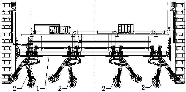 Shaft excavation system and shaft boring machine