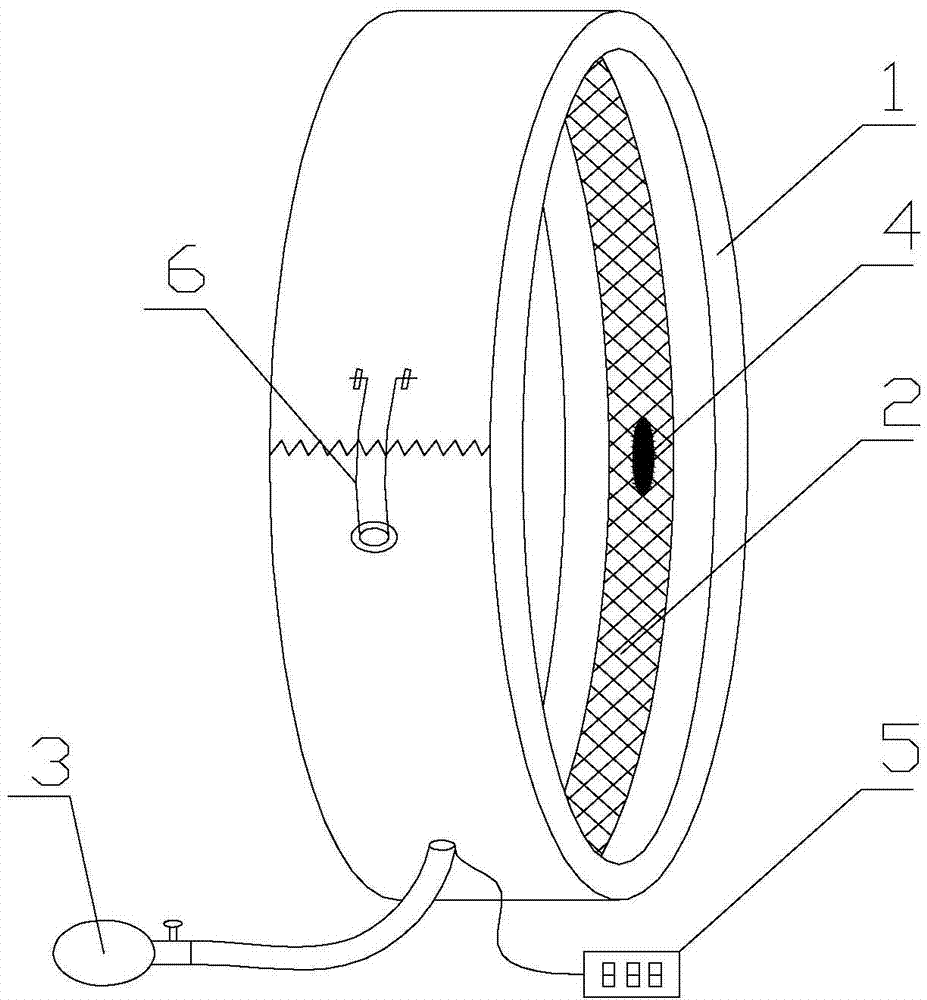 Blood volume controllable vessel occlusion device