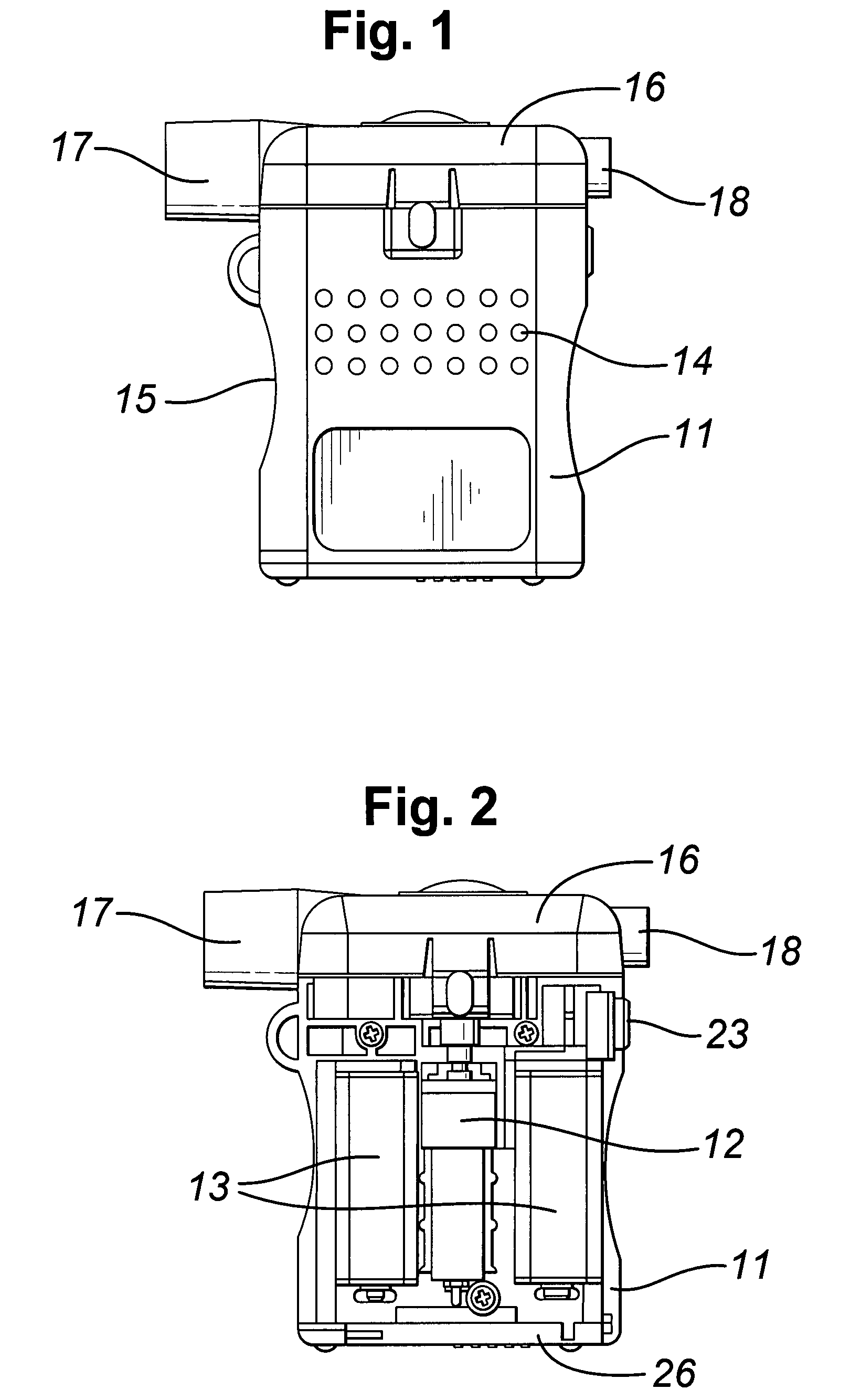 Portable breathing device