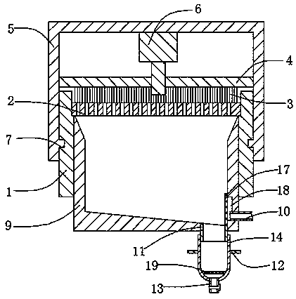 Whole gantry type water cutting platform