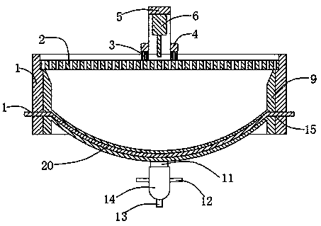 Whole gantry type water cutting platform