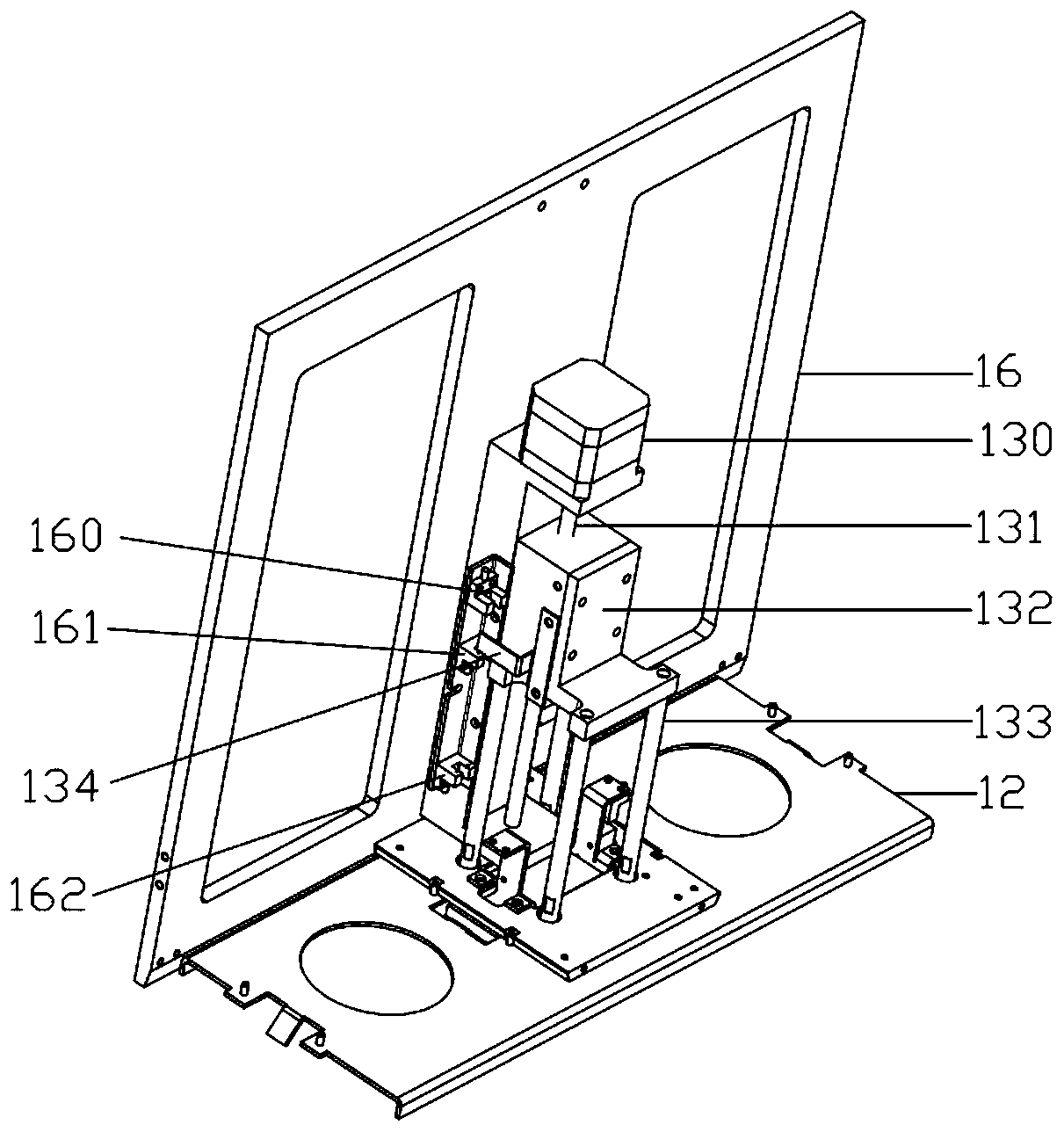 Automatic device for storing and transferring consumable boxes