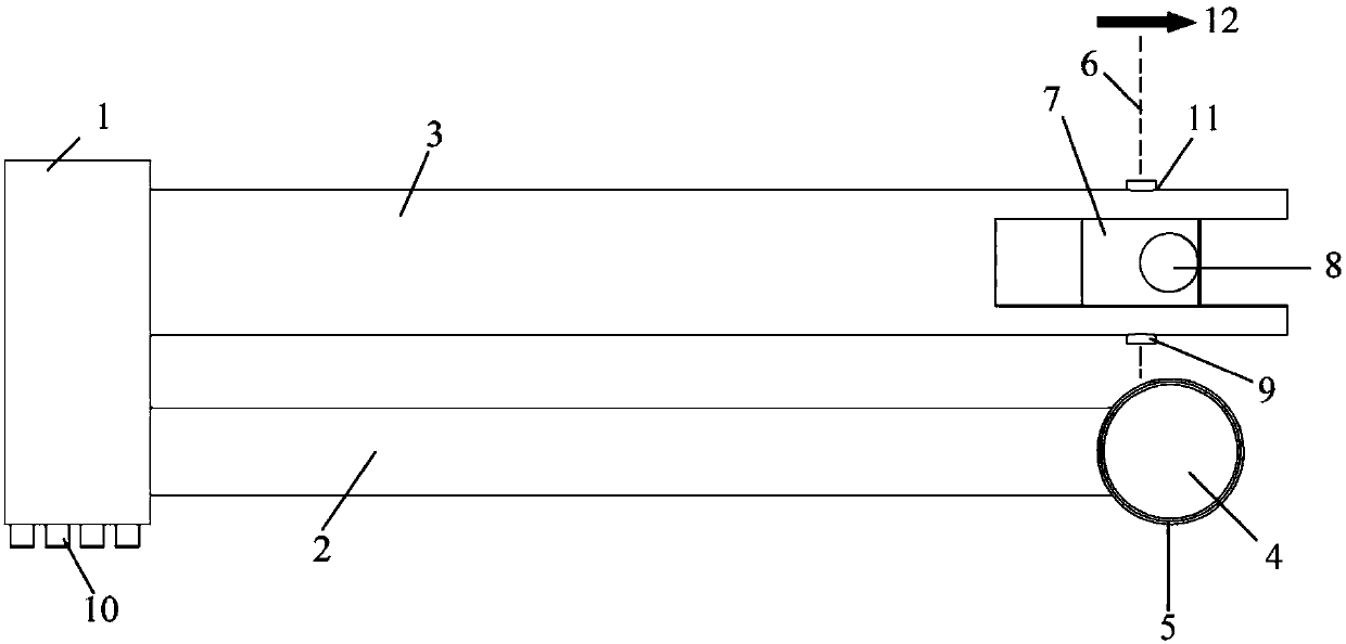 A monocular laser-assisted cabin docking method