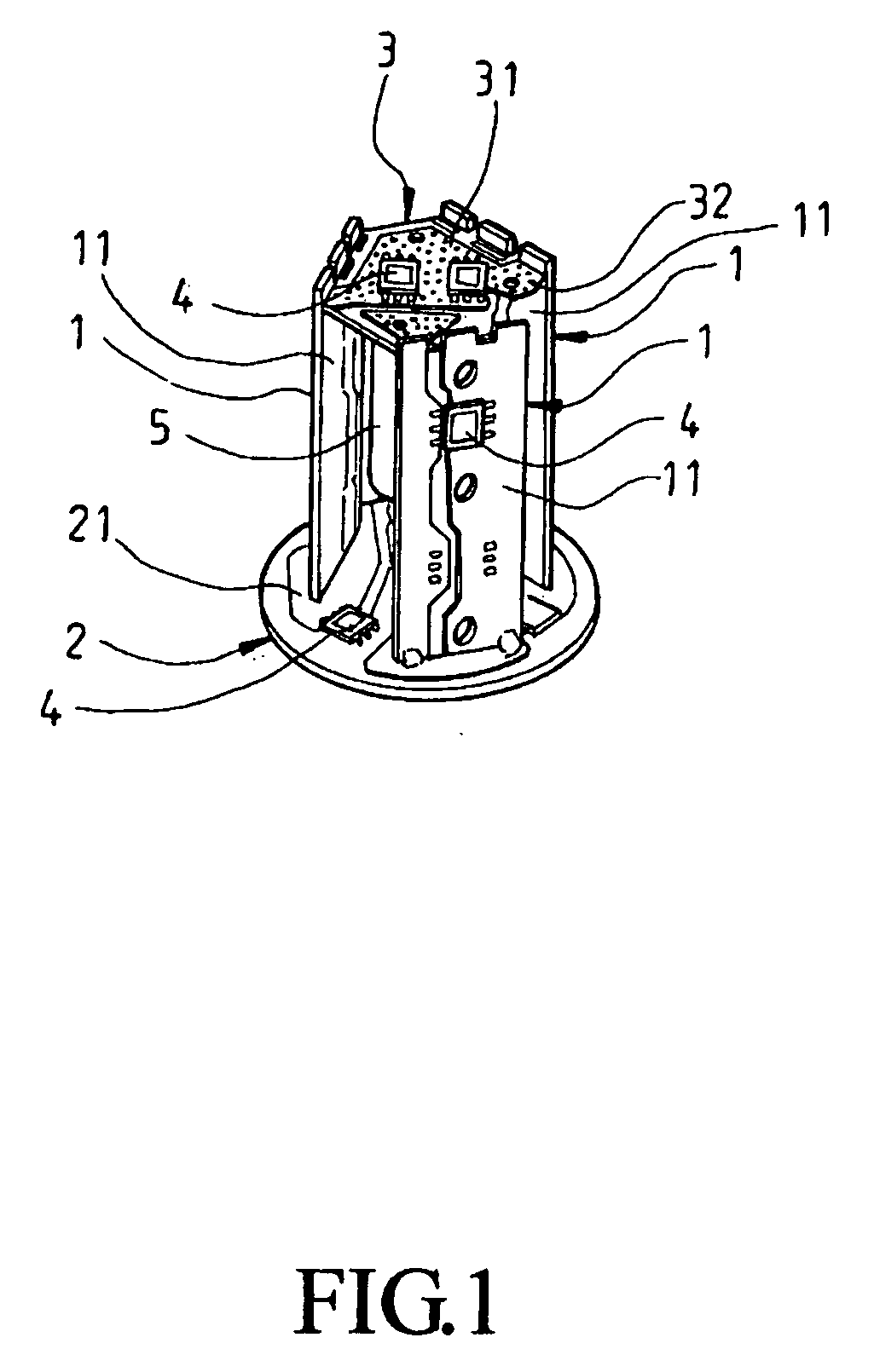 Heat dissipation structure for LED lamp