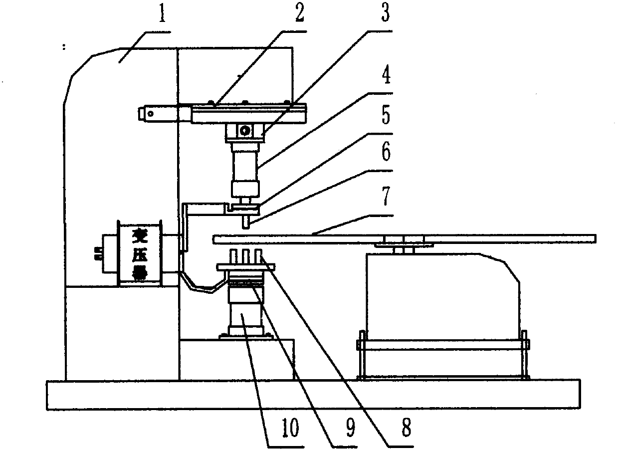 Two-axis multipoint automatic spot welding device and using method