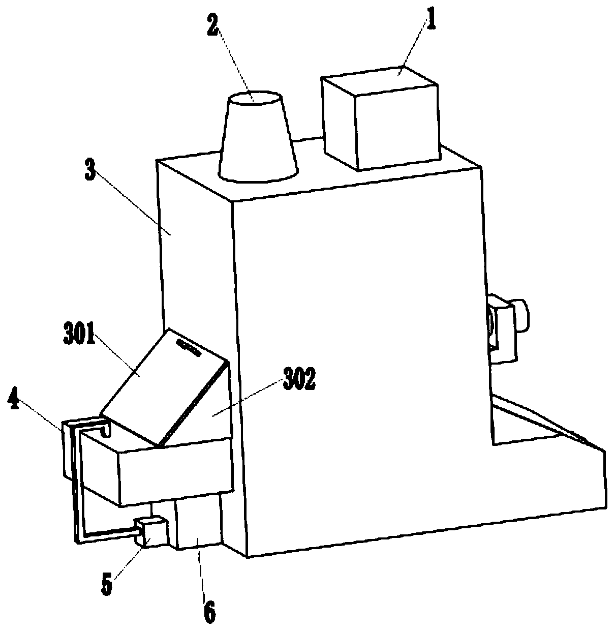 Waste lithium battery current collector recovery and separation device