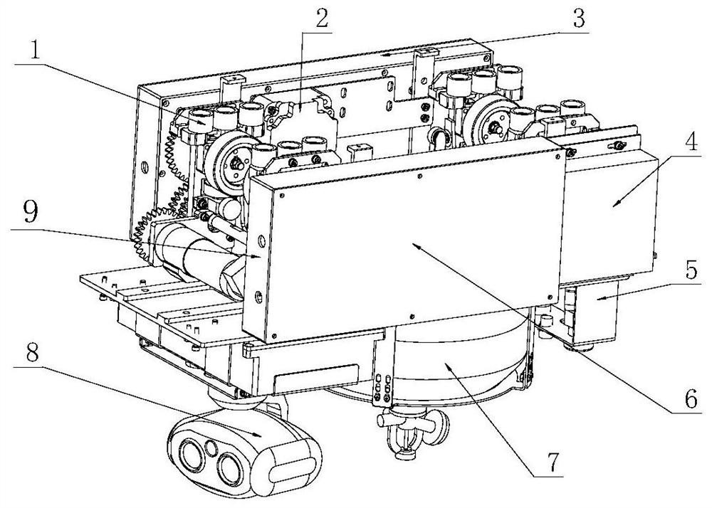 A fire fighting robot system and method