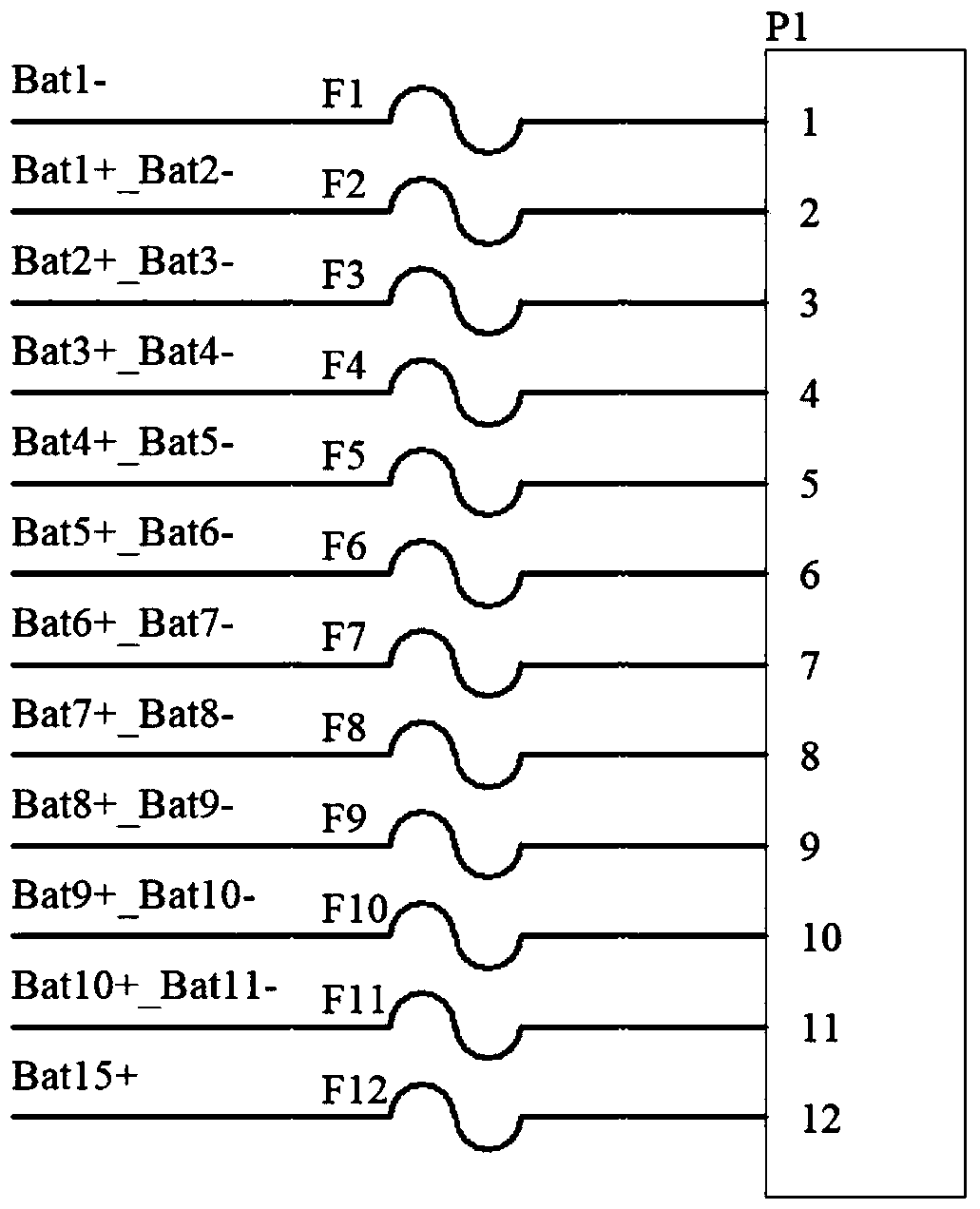 Line sequence detecting device