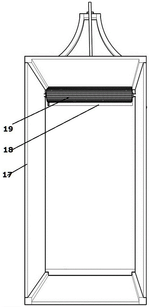 An orchard straw double-layer covering machine