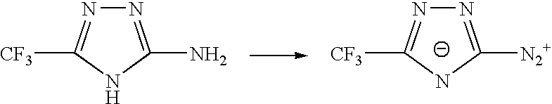 Sulphonyl-1,2,4-triazole salts