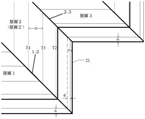 Roof purline generation method and device, computer equipment and storage medium