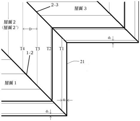 Roof purline generation method and device, computer equipment and storage medium