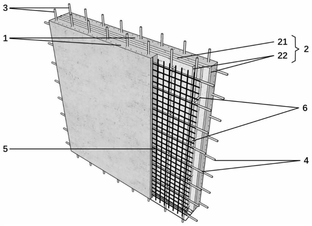 Fabricated FRP-sea sand concrete sound insulation and noise reduction wallboard