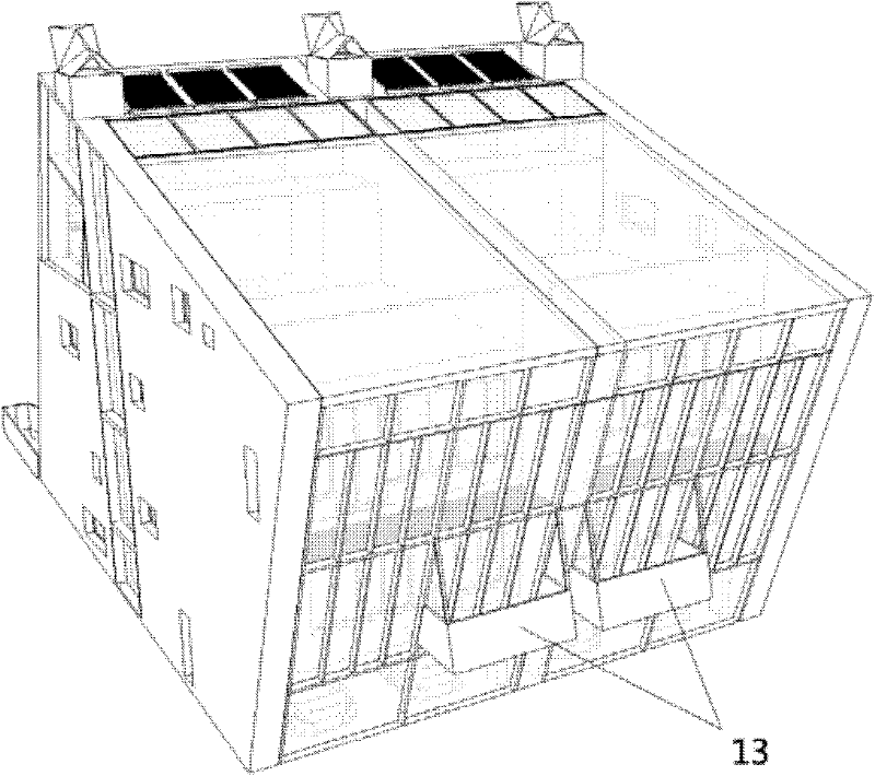 Environment-based energy-saving prototype house building