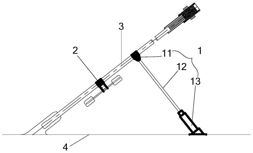 Stay cable combined vibration reduction device and method