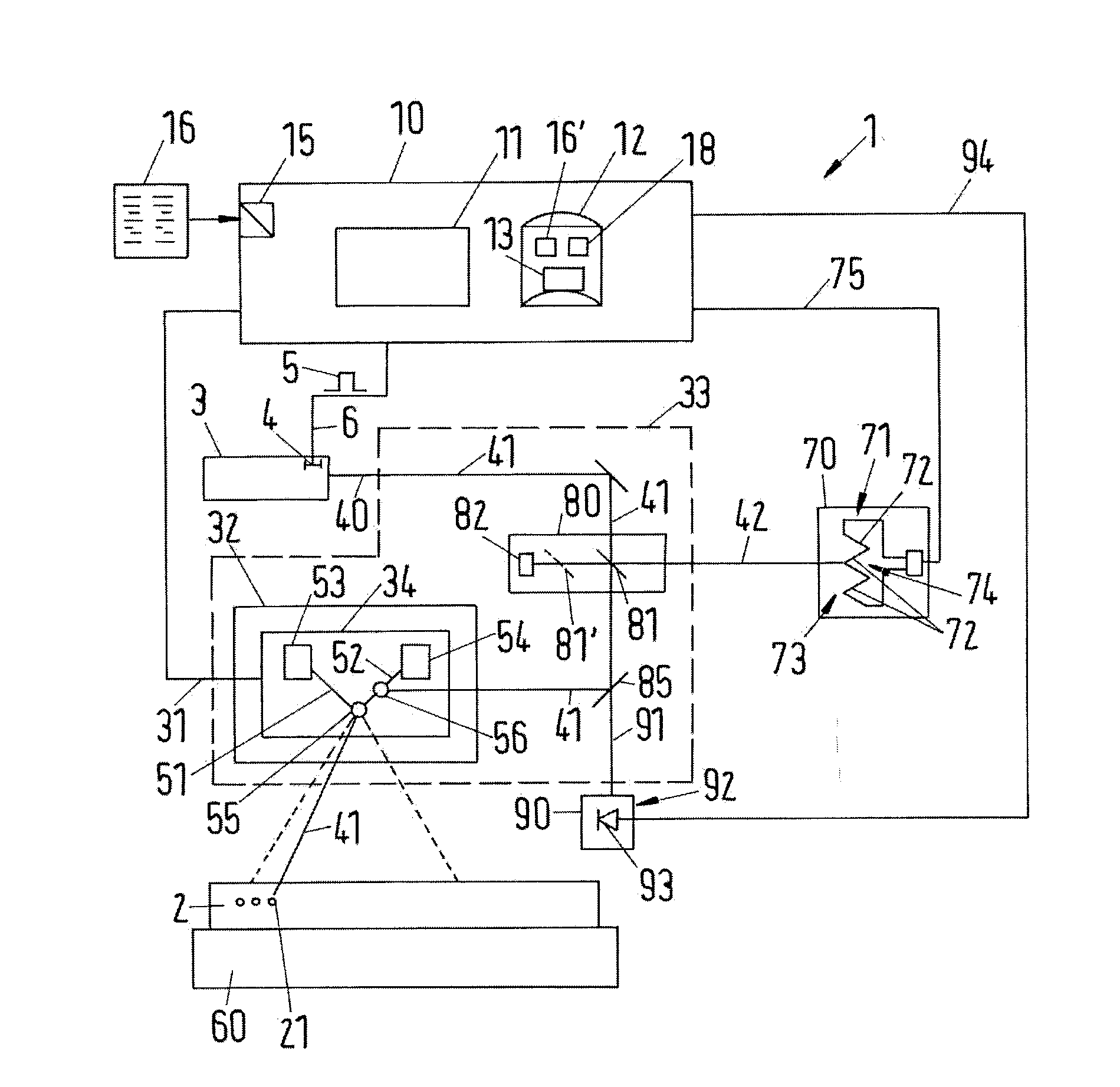 Method and device for laser marking with grey level calibration