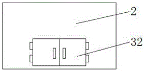 Building material cutting device with dust removal effect