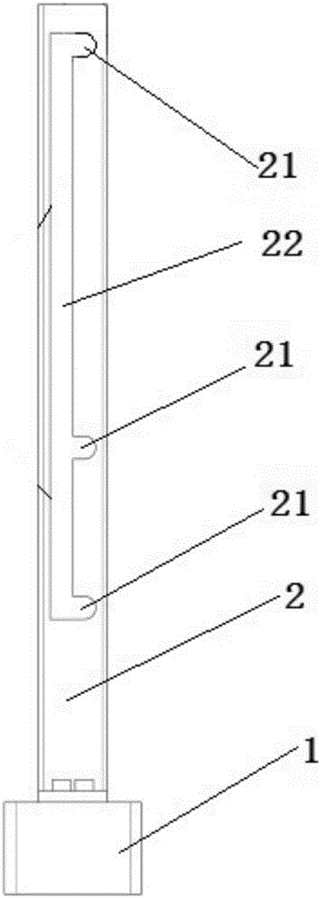 Height measurement assisting tool used for dummy head falling calibration test