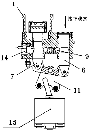 A kind of elastic limit mechanism