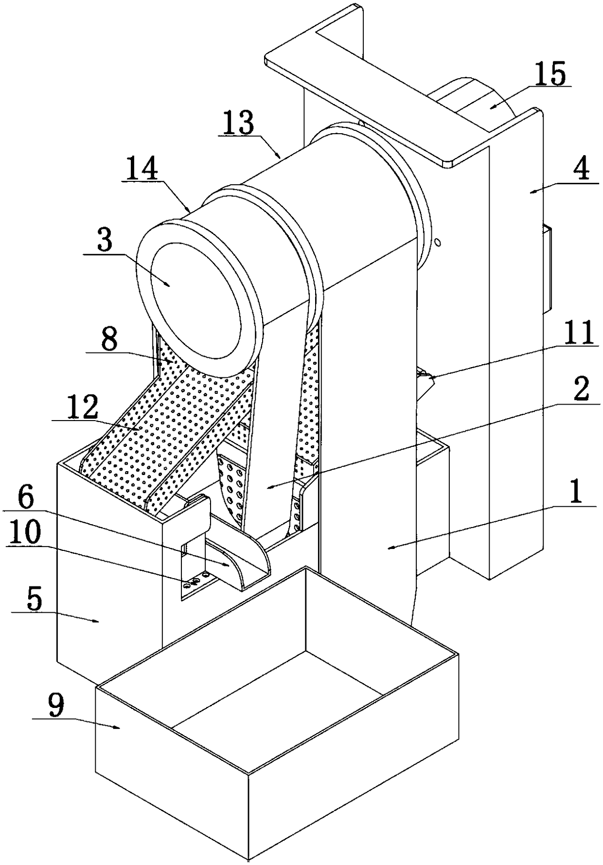 Network chain oil separation machine