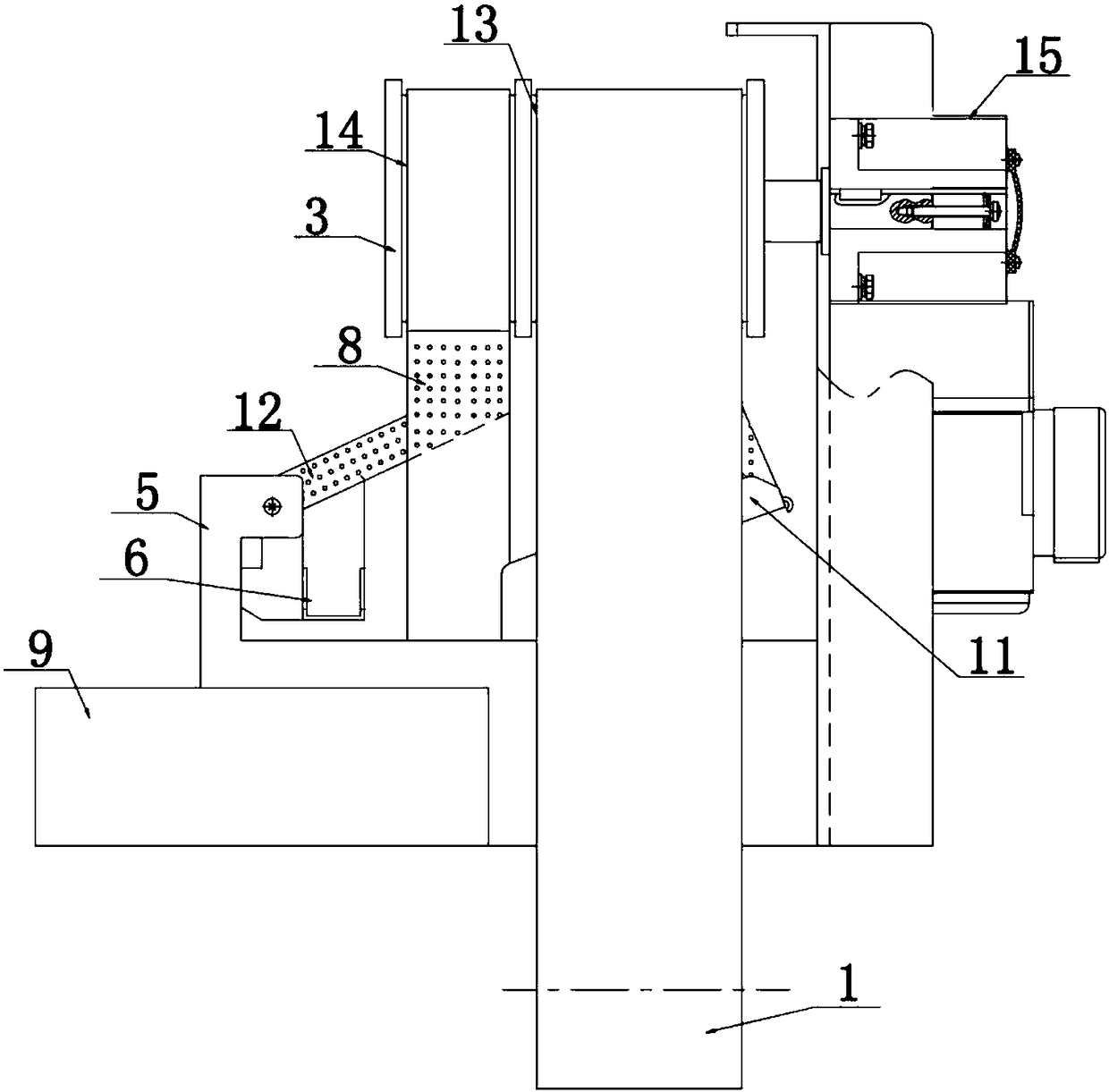 Network chain oil separation machine