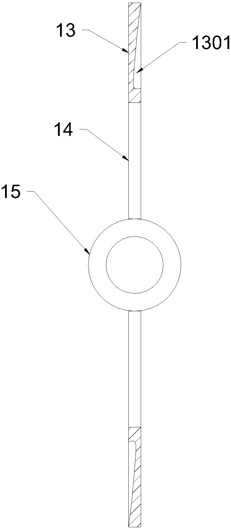 Feed uniform stirring device with drying function