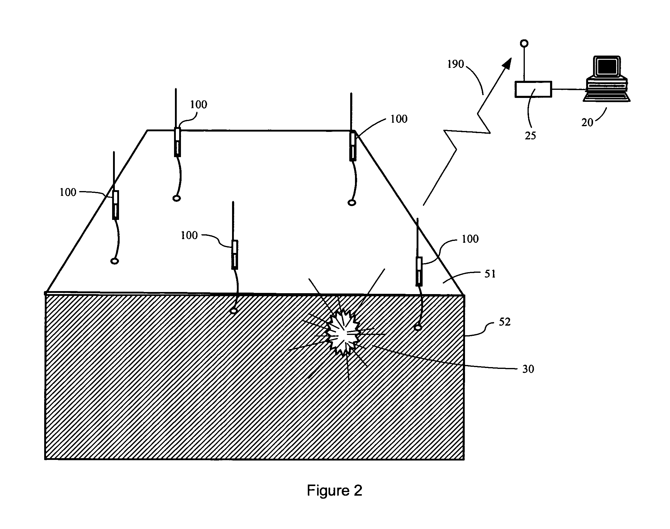 System and method for determining the location of an acoustic event