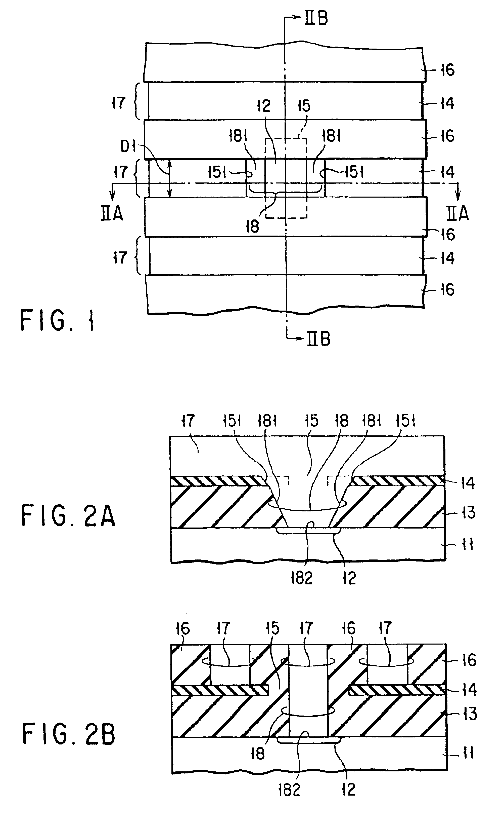 Semiconductor device with tapered contact hole and wire groove