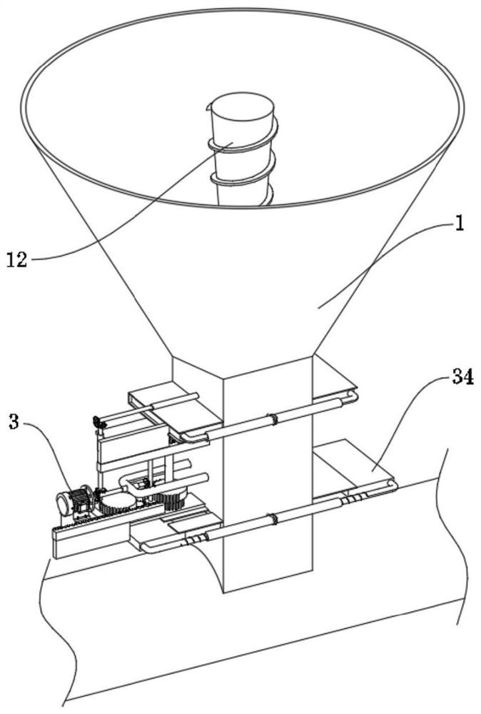 Sludge carbonization device for environmental protection equipment