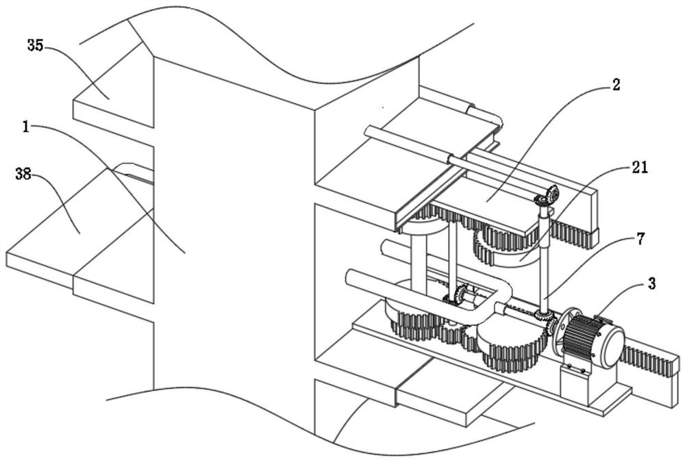 Sludge carbonization device for environmental protection equipment