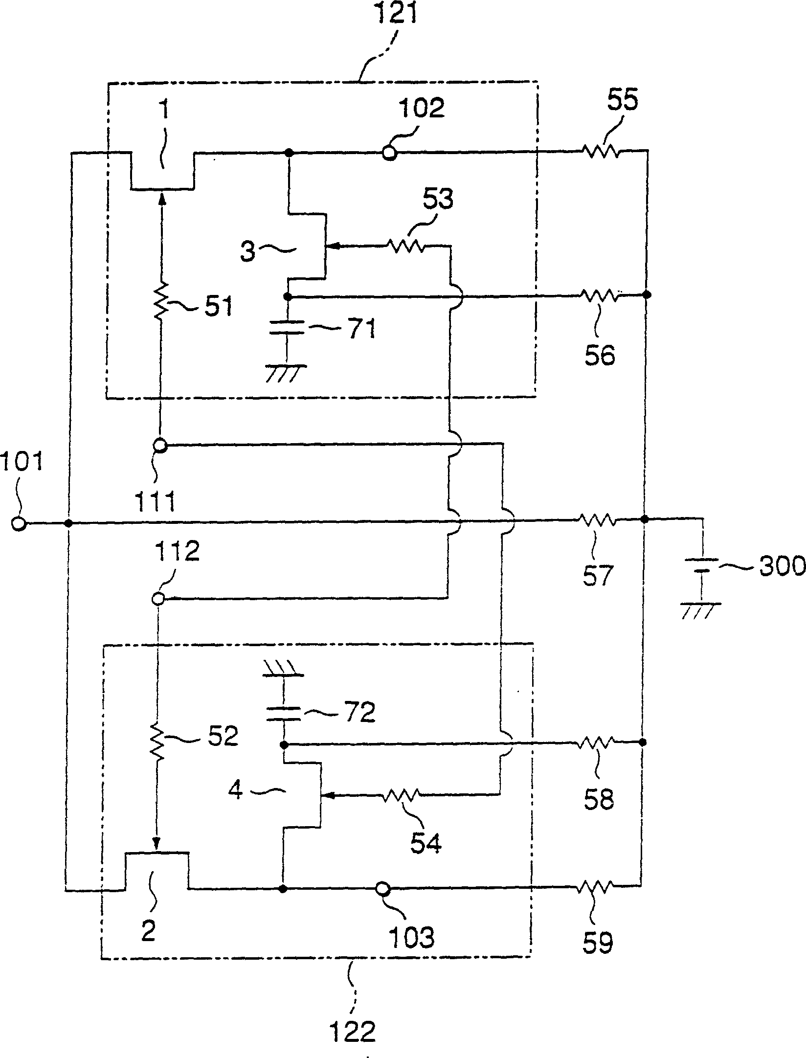 High frequency switch circuit