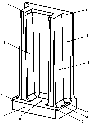 Robot installation body with detection function