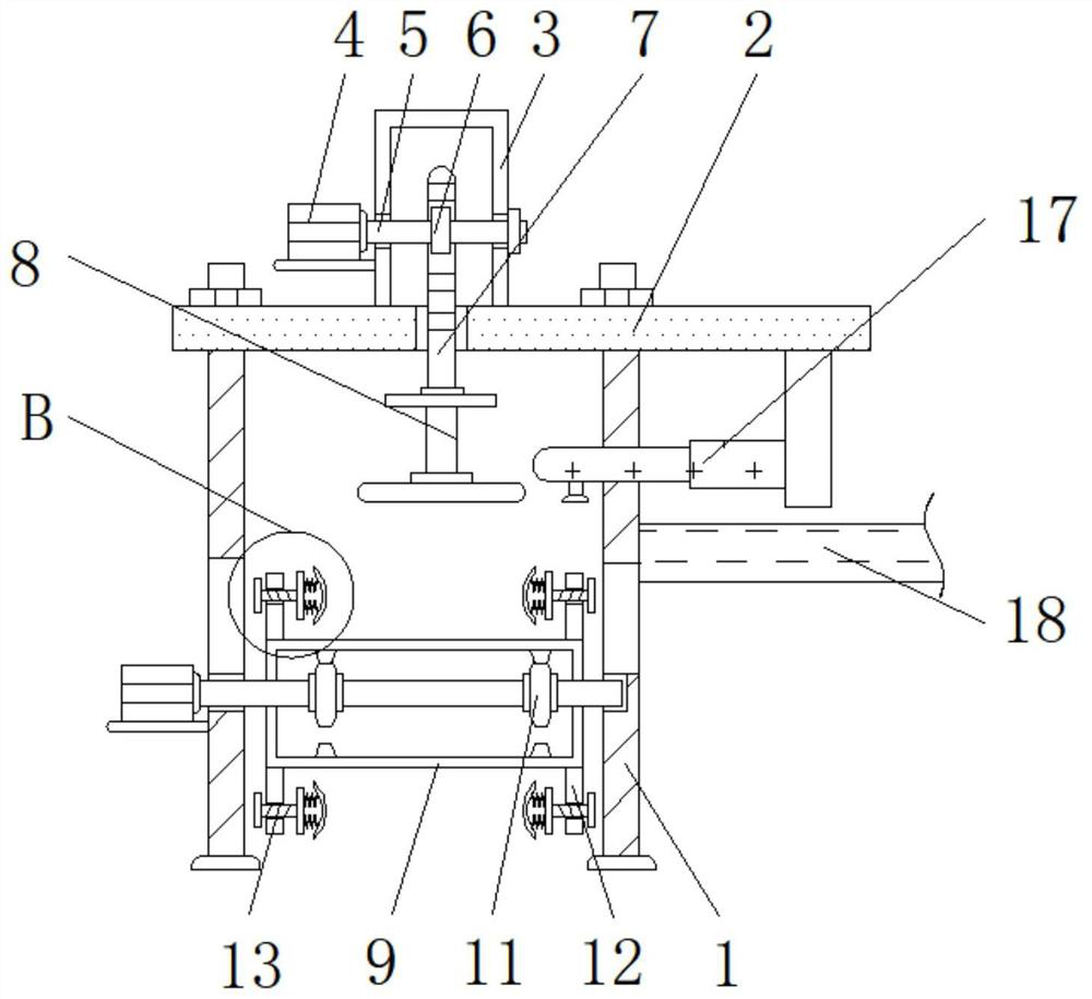 Automatic paperboard clamping device for carton