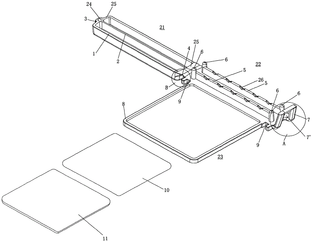 A snap-on rfid radio frequency luggage tag