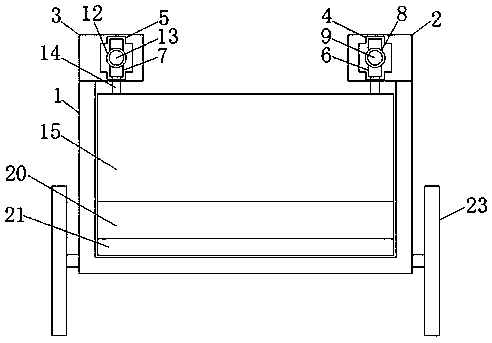 Dump truck with high discharging efficiency