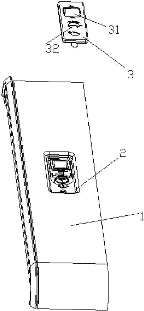 Fingerprint box lock integrally installed with bag frame