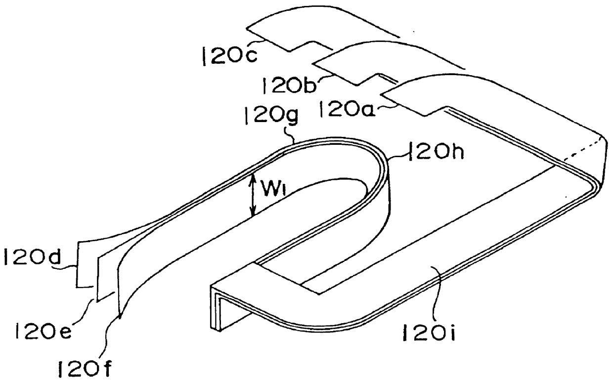 Disk device having a flexible printed circuit cable providing a small-height structure